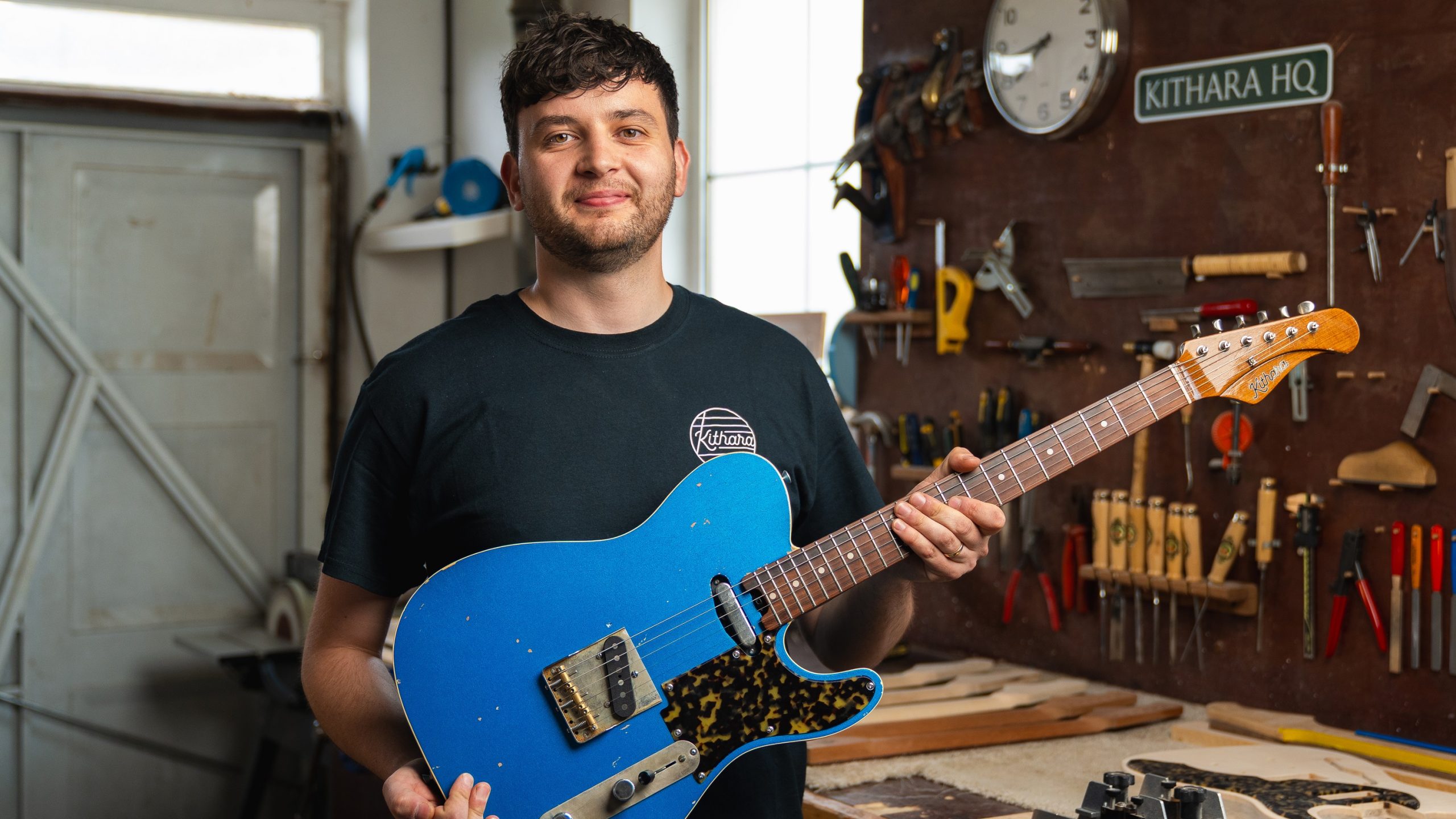 Meet the Ballyclare-based guitar maker single-handedly designing and producing bespoke guitars for world-famous musicians from Lewis Capaldi to The Killers